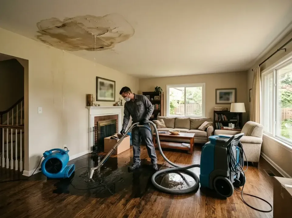 attic-pipe-burst-ceiling-drip-008 — frequently asked questions, Water Damage Restoration & Carpet Care in Lyman, SC